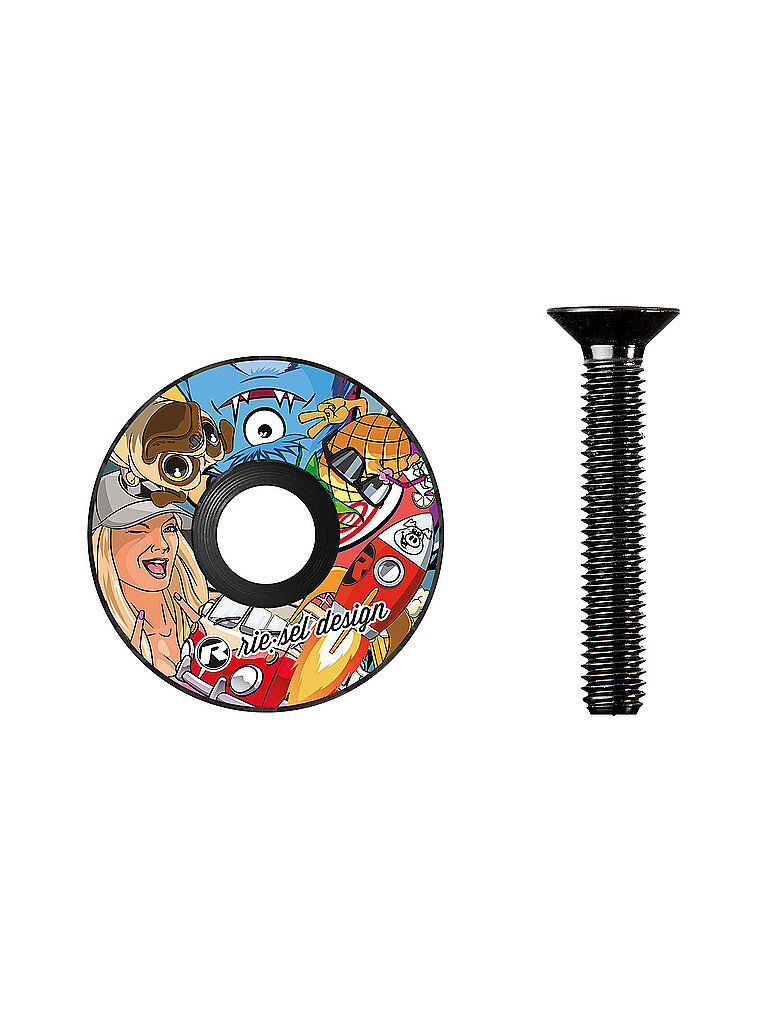 RIESEL DESIGN stem:cap Stickerbomb Eyecatcher bunt